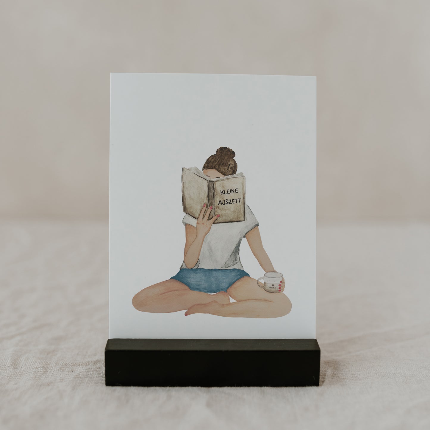 Aquarellkarte - Me Time