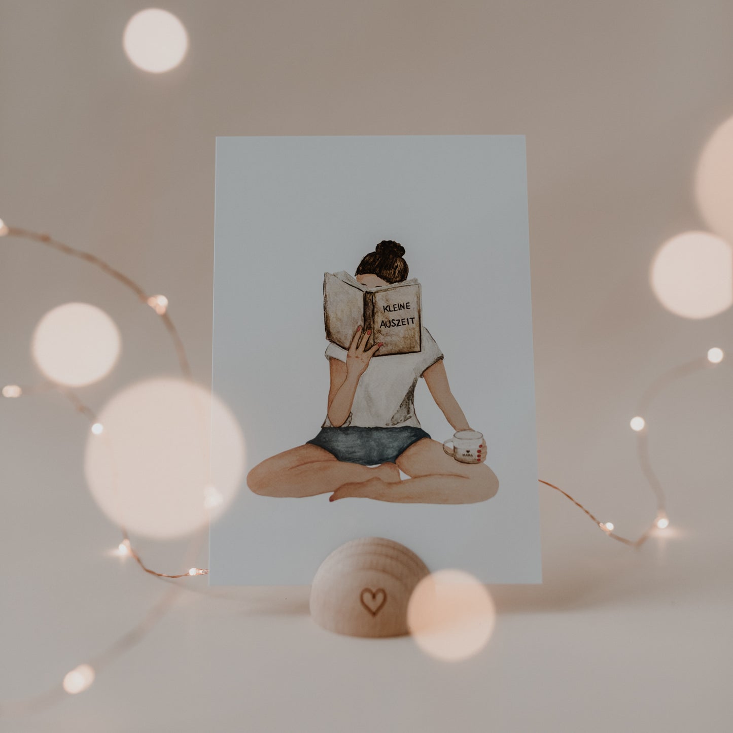 Aquarellkarte - Me Time