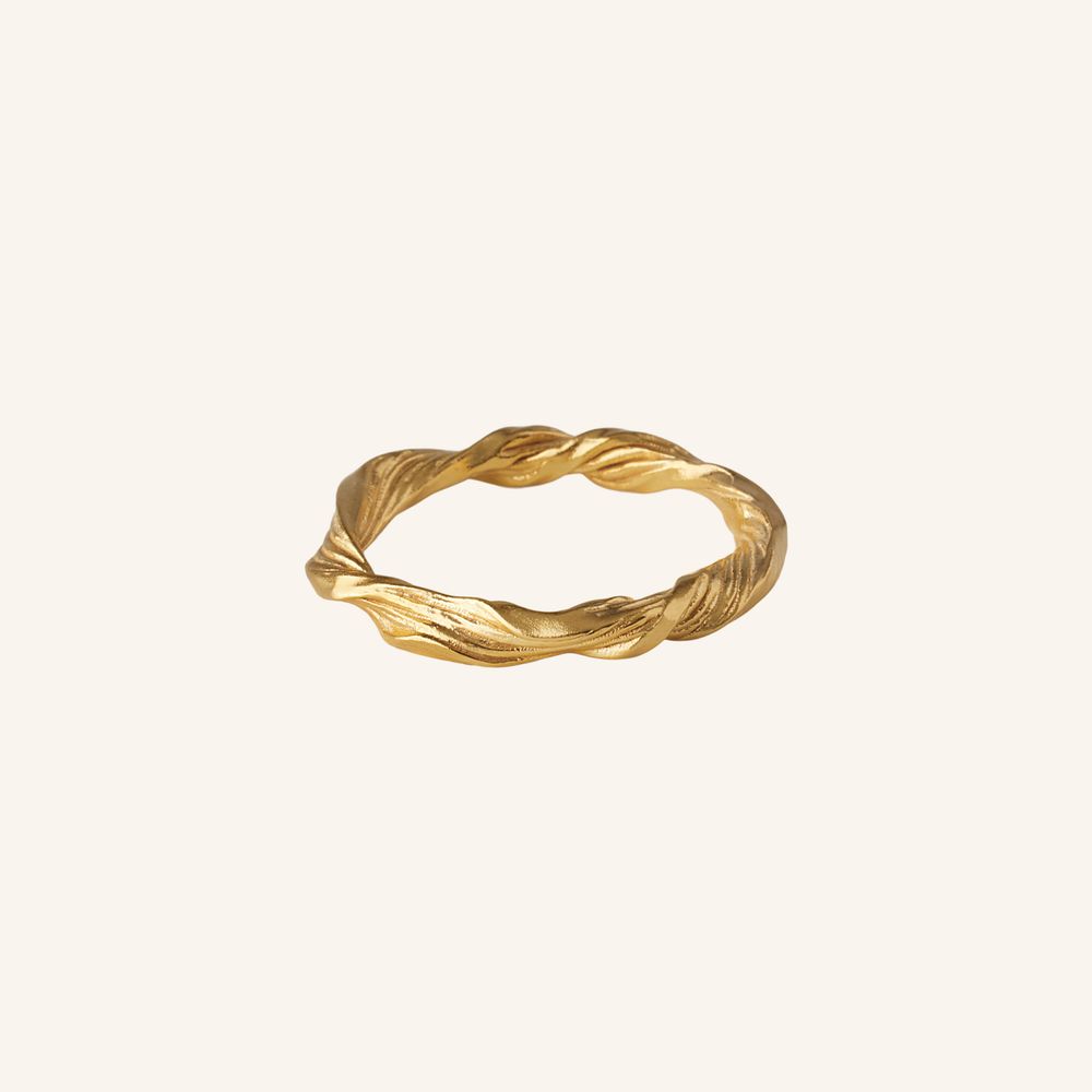 Ring Dancing Wave - Gold