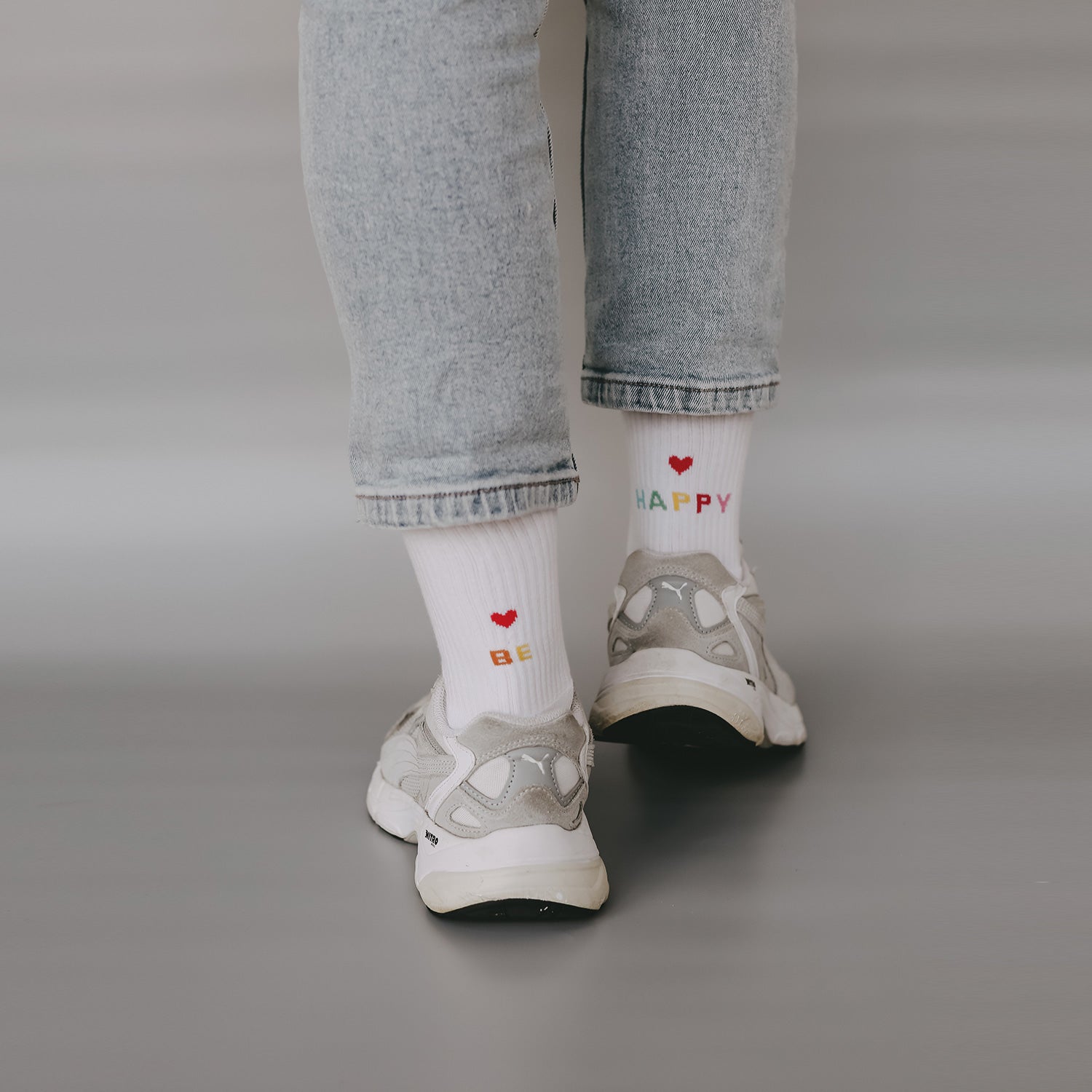 Eulenschnitt - Socken Be Happy