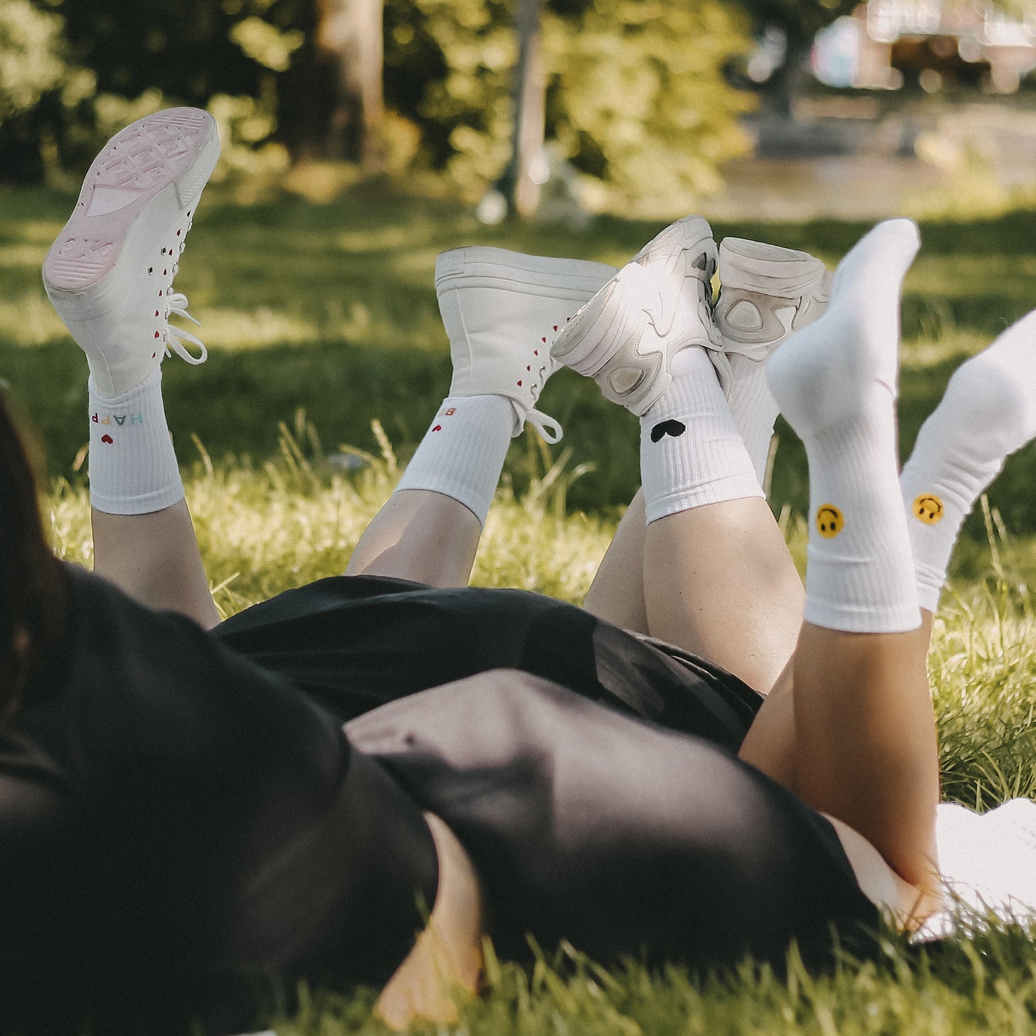Eulenschnitt - Socken Be Happy