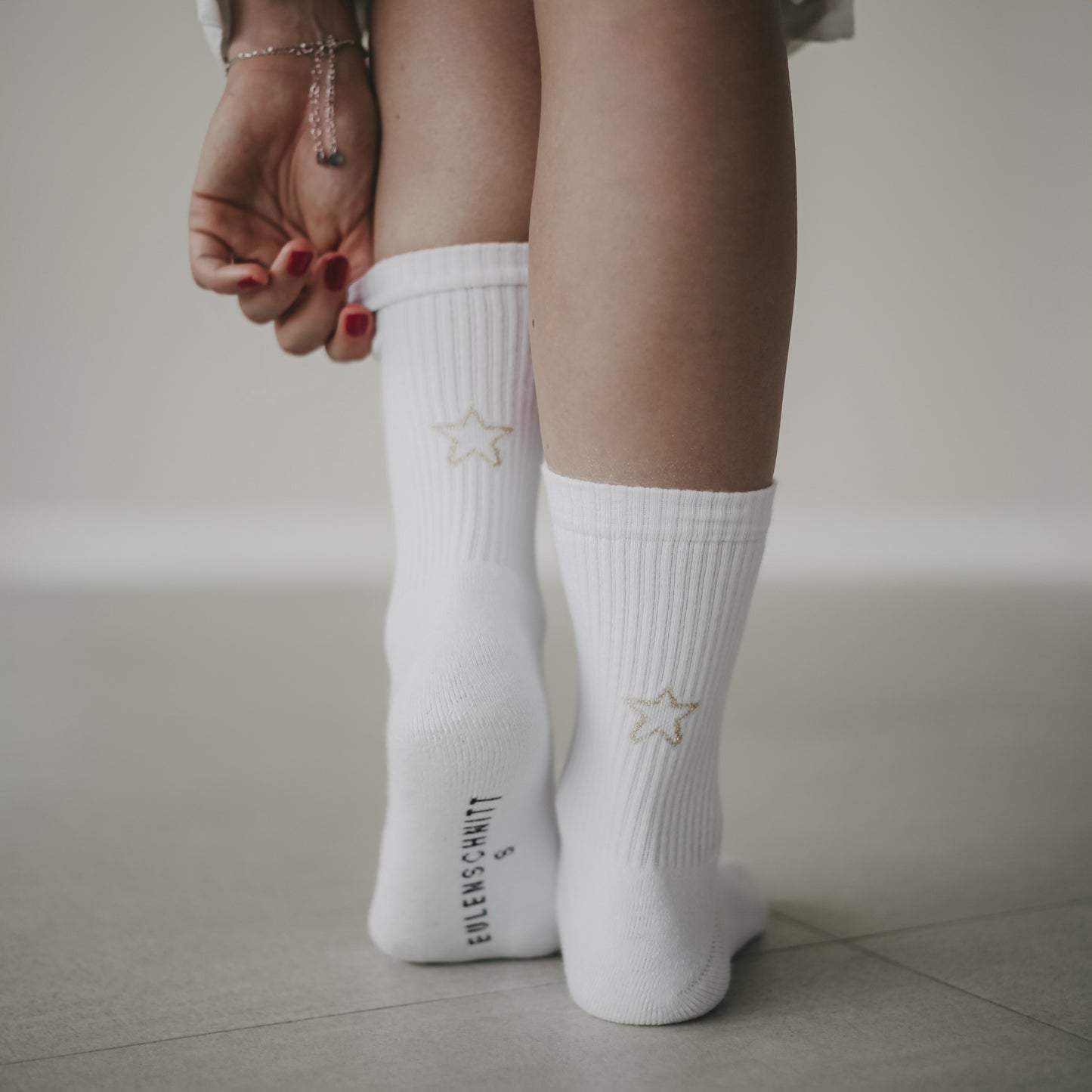 Socken Weiß - Stern