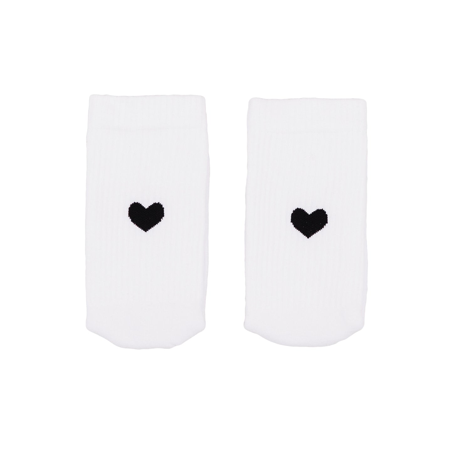 Eulenschnitt - Socken Herz - Schwarz