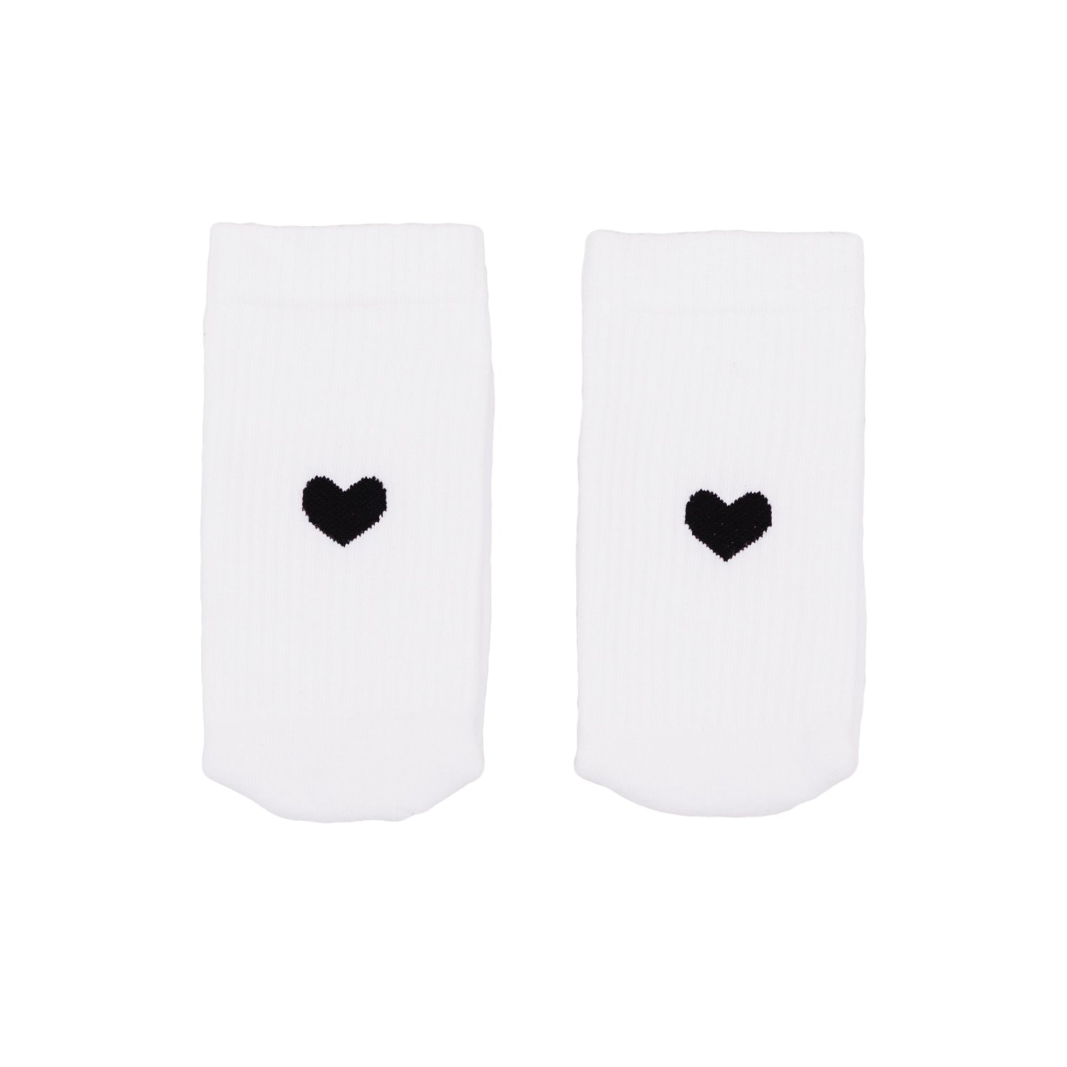 Eulenschnitt - Socken Herz - Schwarz