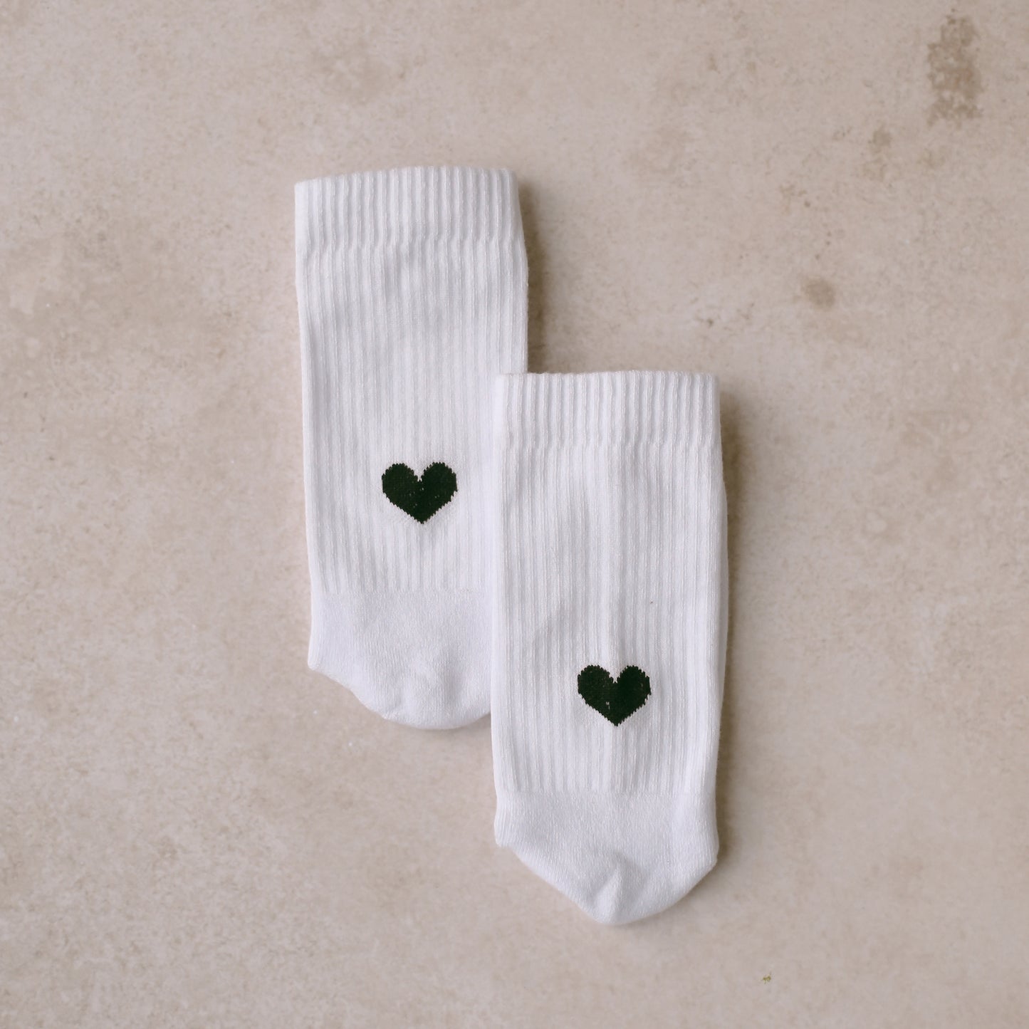 Eulenschnitt - Socken Herz - Schwarz