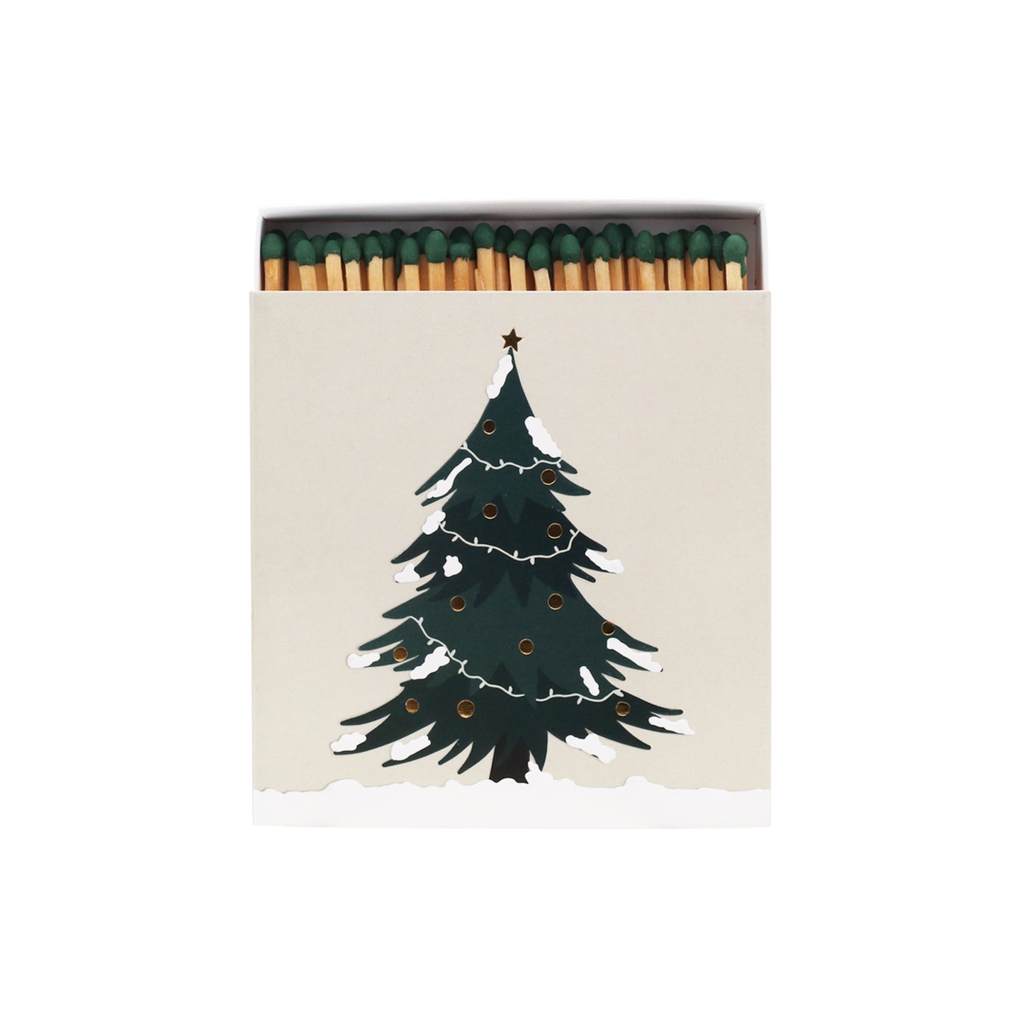 Eulenschnitt Streichhölzer ‘Weihnachten’ im festlichen Design. Praktisch & dekorativ