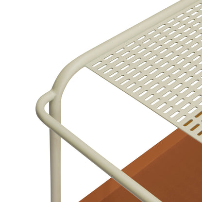 Servierwagen Push - Sandfarben/Braun