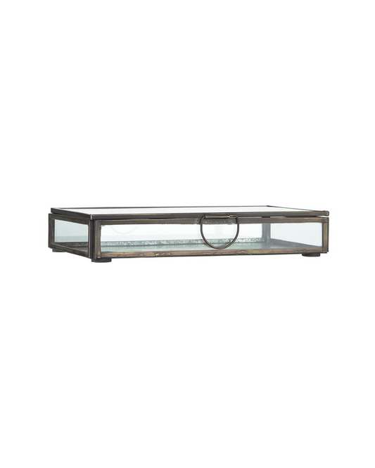 Glasschachtel mit Deckel Solitaire