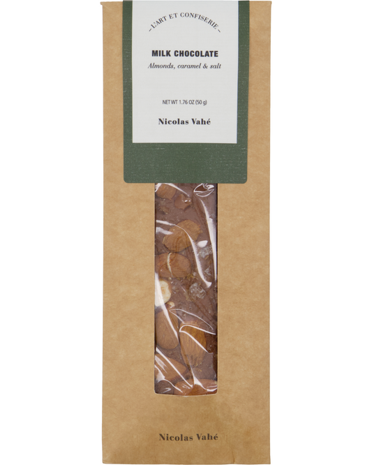 Milk Chocolate - Caramel, Salt & Almonds - 50g