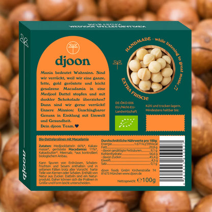 Dattelpralinen - Macadamia Mania