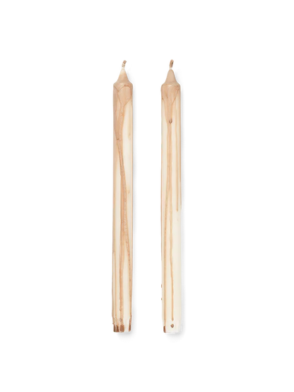 Dryp Candles - 2er Set - Beige