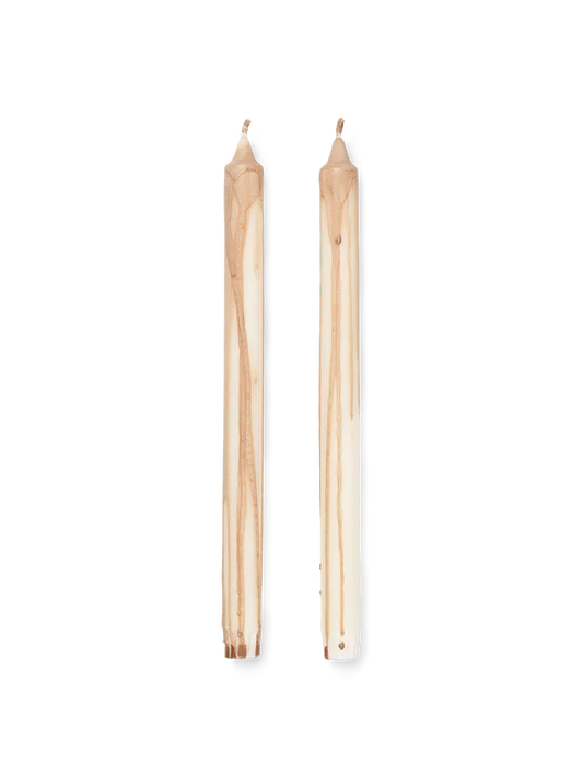 Dryp Candles - 2er Set - Beige