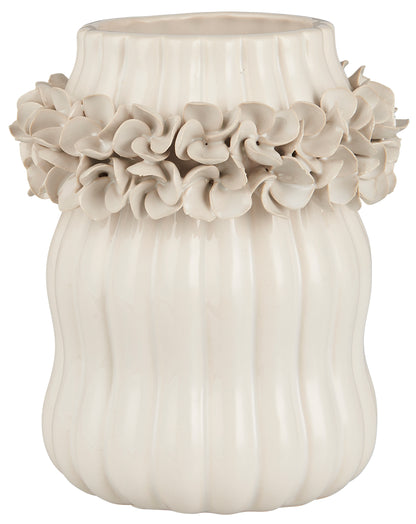 Vase Hortensie - Glasiert