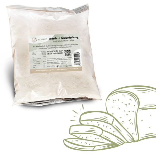 TOASTGENUSS Backmischung - glutenfrei, vegan
