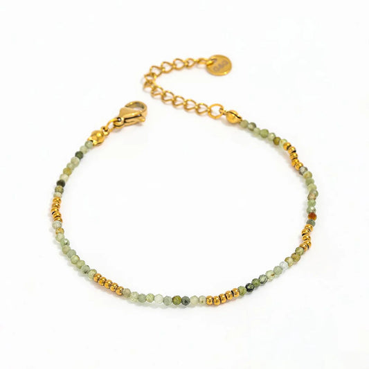 Chennai Bracelet - Grüner Jade