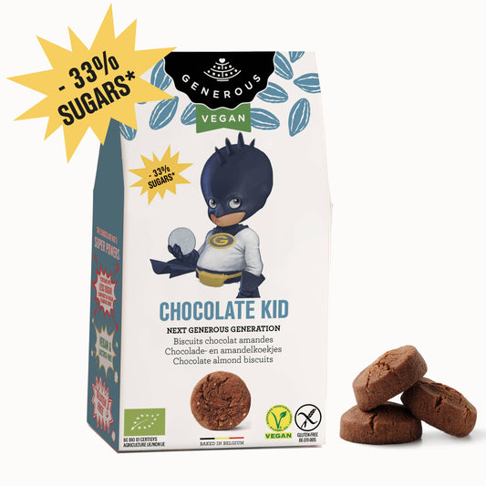 Chocolate Kid 100g - Schokoladen- und Mandelkekse