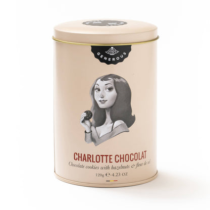 Charlotte Chocolat 120g Metallbox - Schokoladenkekse