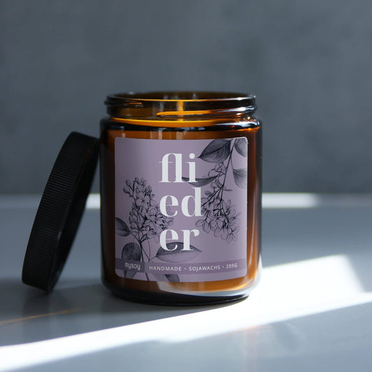 Duftkerze Flieder Frühling natürliche Raumbeduftung Mysoy