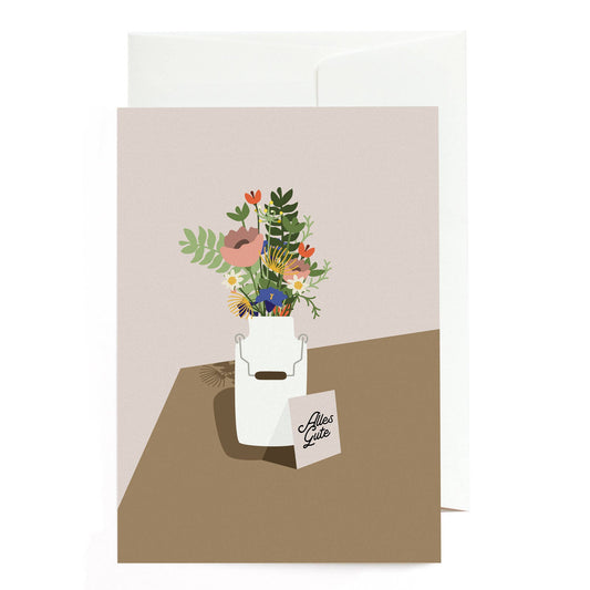Grußkarte - Blumenstrauß