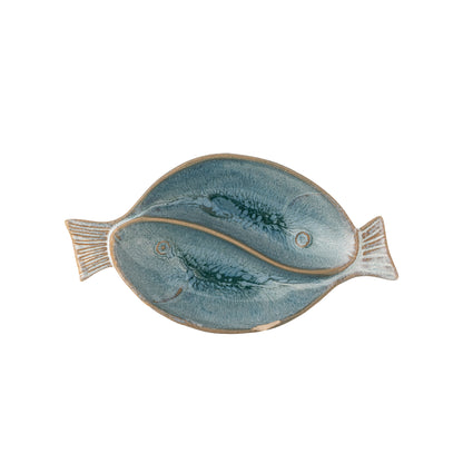 Servierplatte Mei - Blau