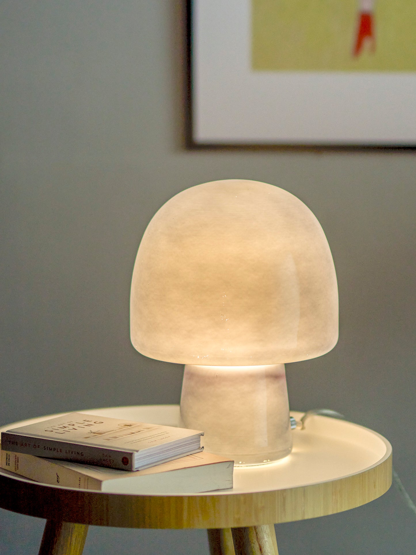 Tischlampe Paddy - Blue Glas