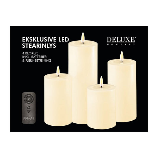 LED Kerze - Creme - Giftbox
