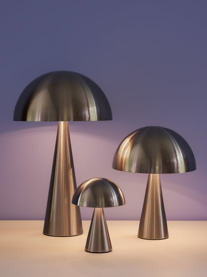 Tragbare Lampe - Mush - Nickel