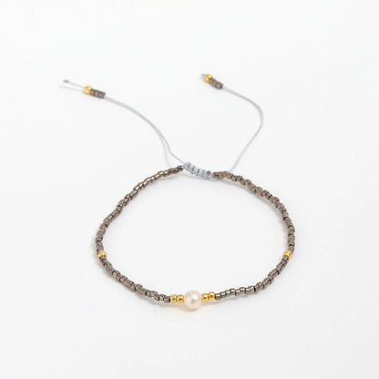Miyuki Pearls Bracelet - Metallic