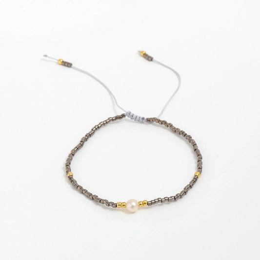 Miyuki Pearls Bracelet - Metallic