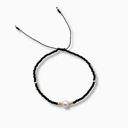 Miyuki Pearls Bracelet - Black