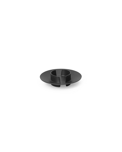 Ferm Living Kerzenhalter Blockkerze, Block Candle Holder - Schwarz