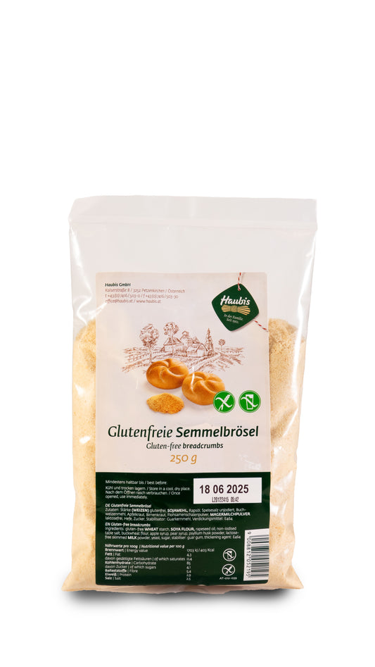 Glutenfreie Semmelbrösel - Paniermehl - 250g