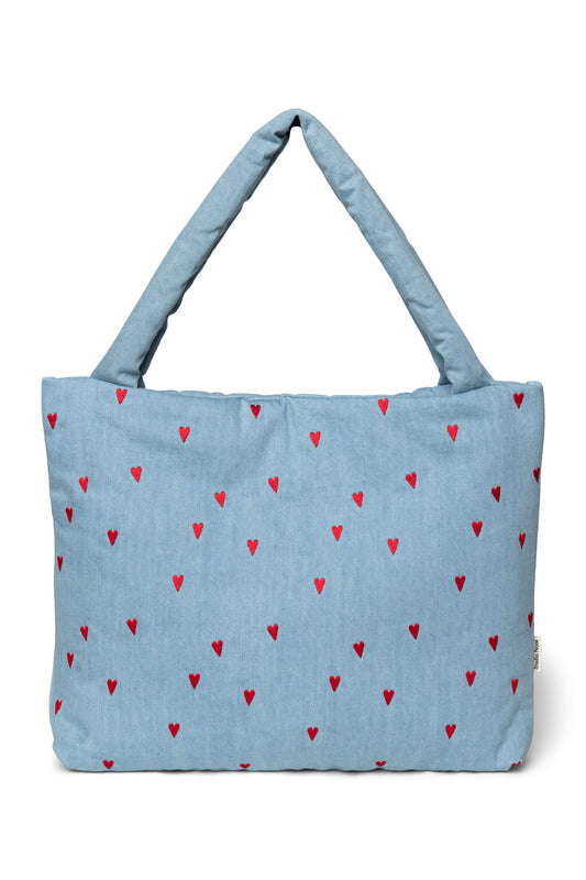 Denim Hearts - Mom Bag