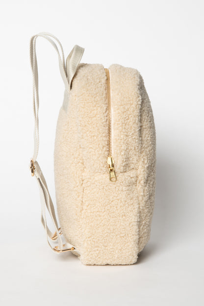 Teddy Mini Rucksack - Ecru