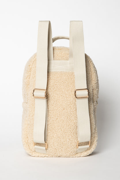 Teddy Mini Rucksack - Ecru