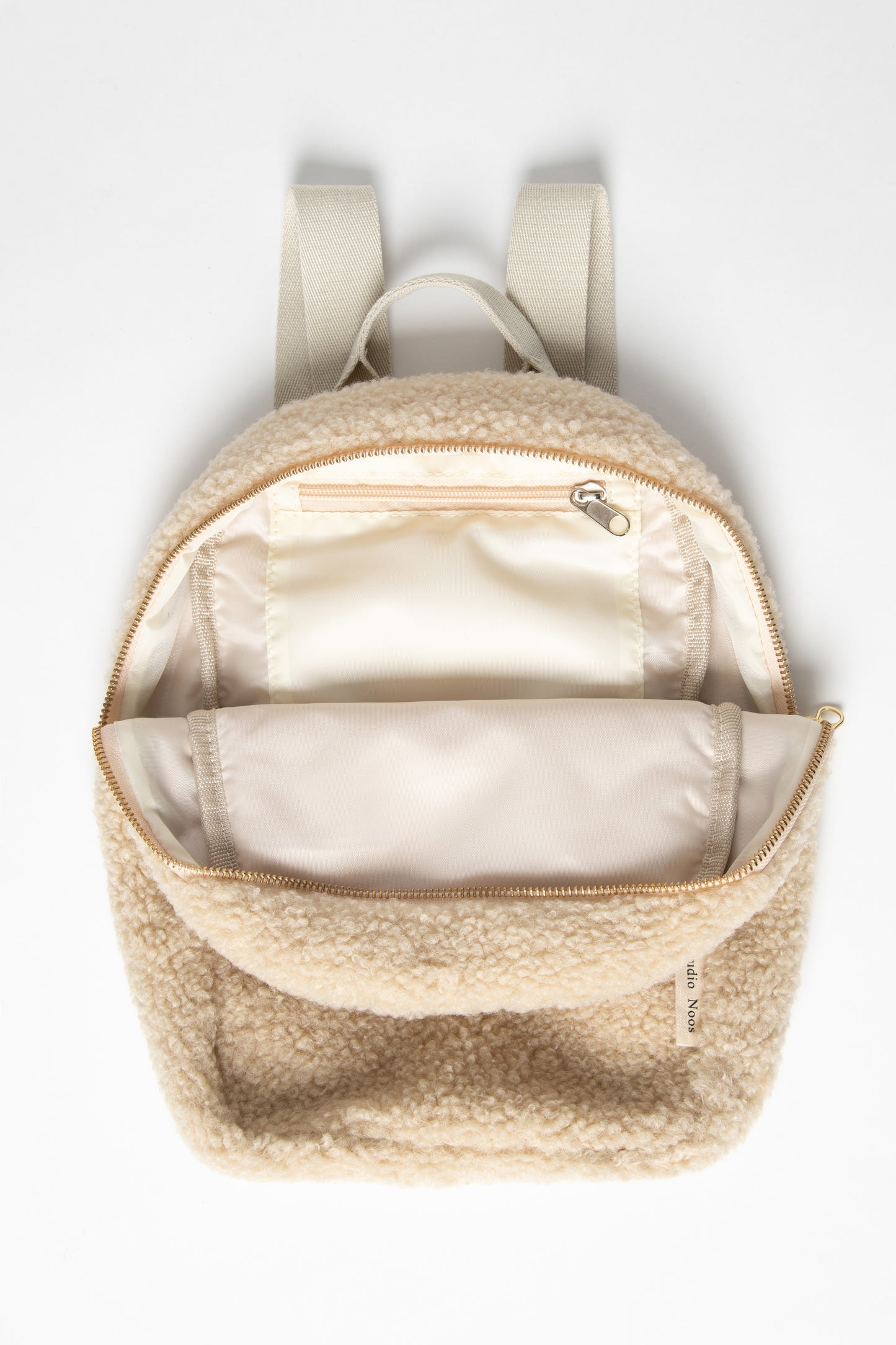 Teddy Mini Rucksack - Ecru