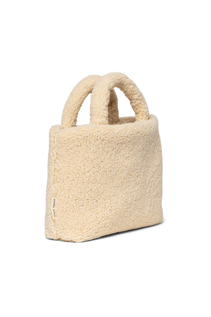 Teddy Mini-Handtasche - Ecru
