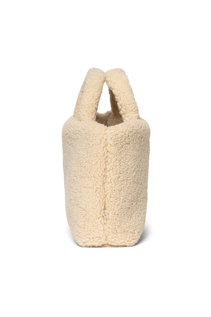 Teddy Mini-Handtasche - Ecru