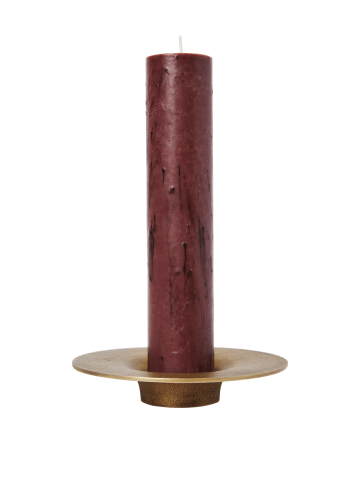 Ferm Living Kerzenhalter Blockkerze Soothe Block Candle Holder - Brass Finish