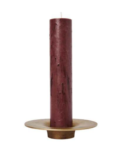 Ferm Living Kerzenhalter Blockkerze Soothe Block Candle Holder - Brass Finish