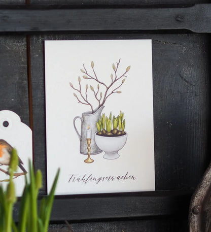 Postkarte - Frühlingserwachen