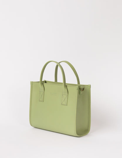 Jackie Midi - Tea Green - Classic Leather