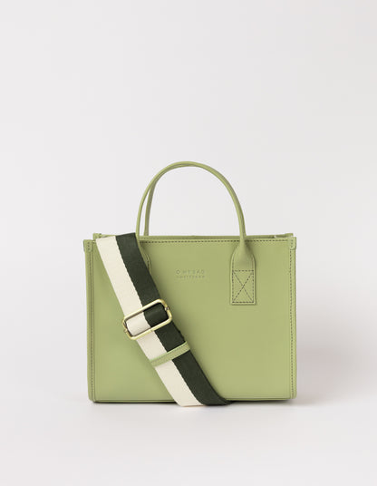 Jackie Midi - Tea Green - Classic Leather