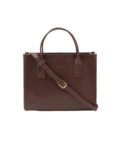 Handtasche Jackie Midi in Chocolate Classic Leather O My Bag