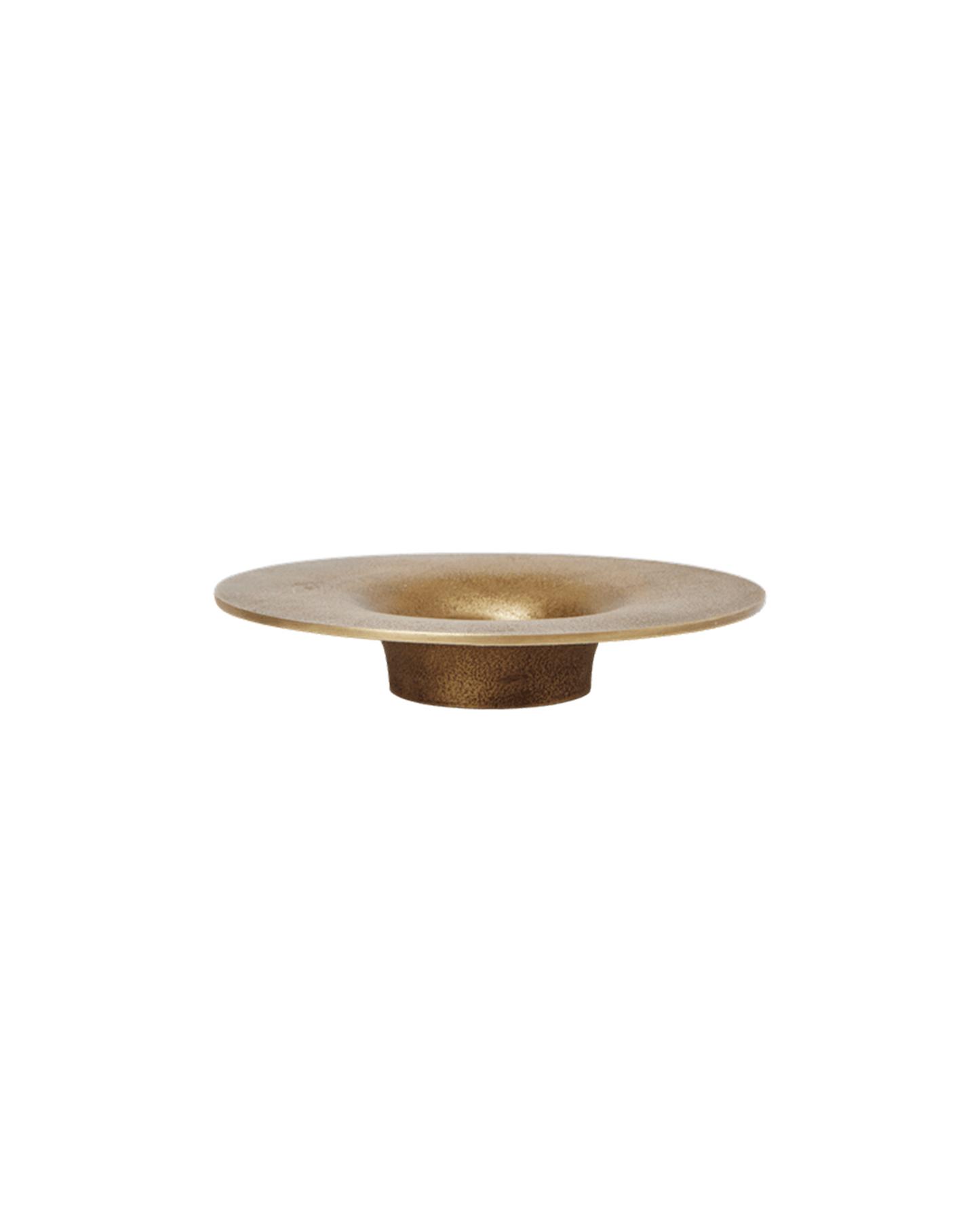 Ferm Living Kerzenhalter Blockkerze Soothe Block Candle Holder - Brass Finish