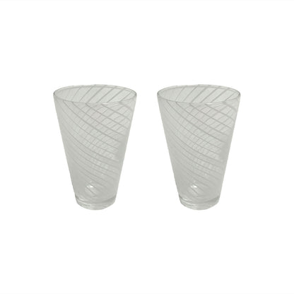 Yuka - Swirl Glass - 2er Pack