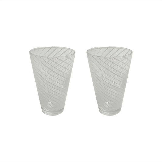 Yuka - Swirl Glass - 2er Pack