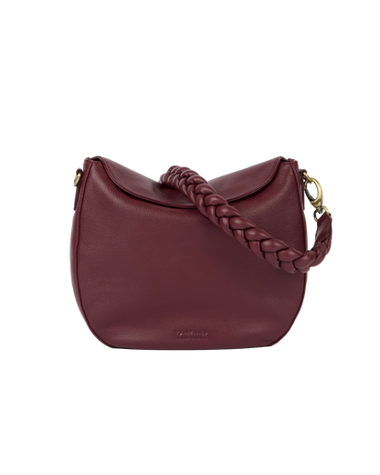 Lana Bag in Dark Cherry Soft Grain von O My Bag 