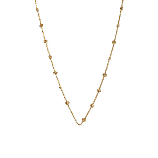 NECKLACE FLOWER - Gold