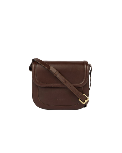 Handtasche Nina Small in Chocolate Classic Leather von O My Bag